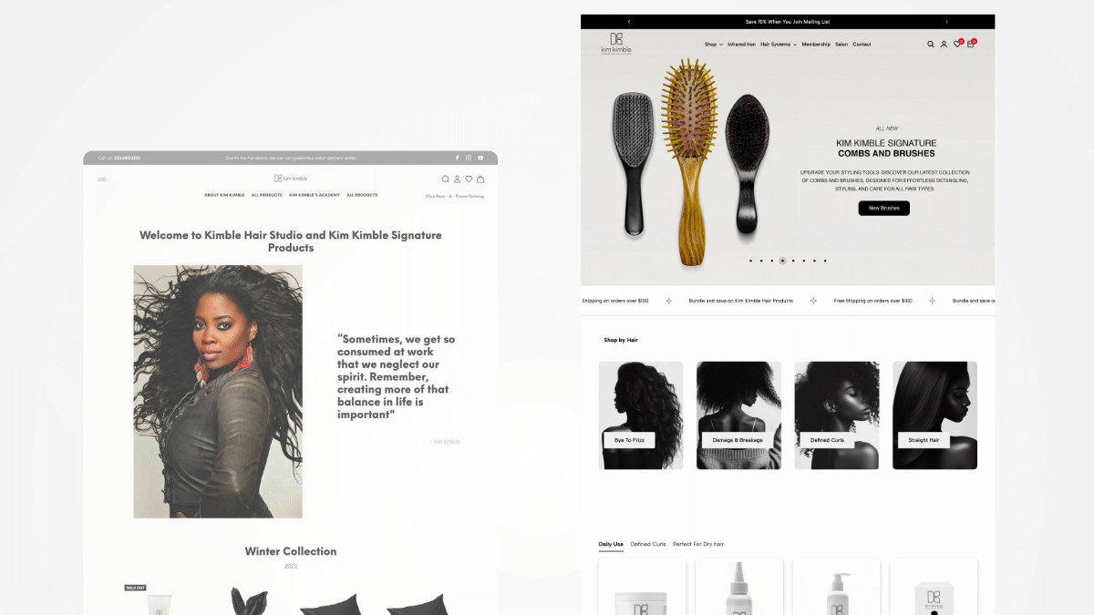 UX Redesign — Navigation & Product Flow